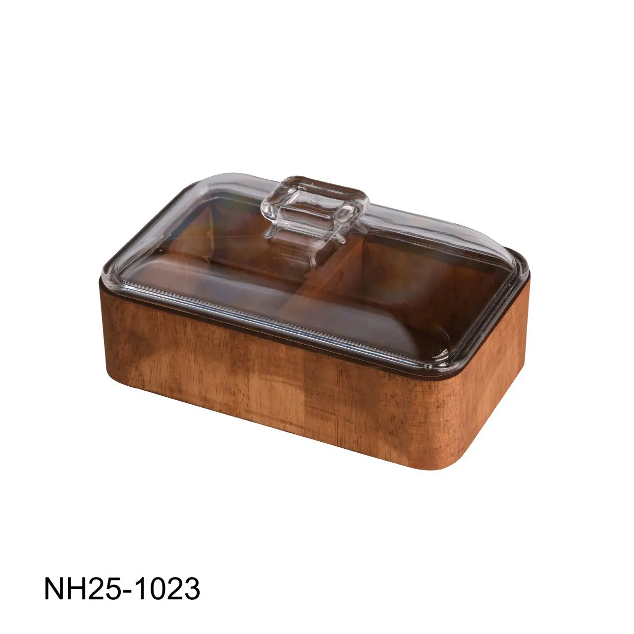 ظرف پذیرایی مستطیل دو خانه نیوهوم مدل NH25-1023